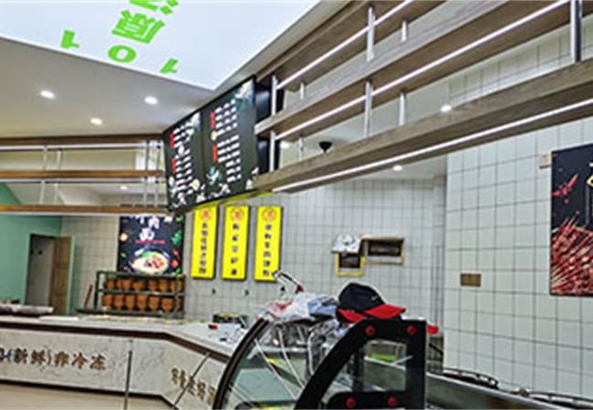 合肥面館裝修，牛真牛面館設(shè)計(jì)裝修實(shí)景案例